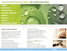 Tablet Screenshot of heilpraktiker-schule-koeln.de
